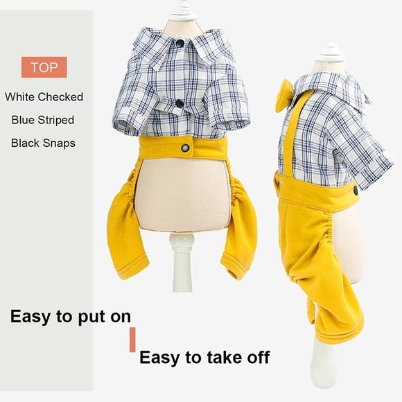 Plaid Shirt/Suspenders Onesie NWT - Picture 5 of 12